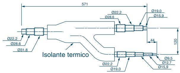TOSHIBA MM-A0280HX - Raccordo di derivazione a Y - 3