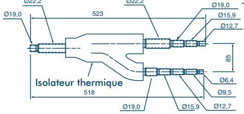 TOSHIBA MM-A0280HX - Raccord de Dérivation en Y - 8