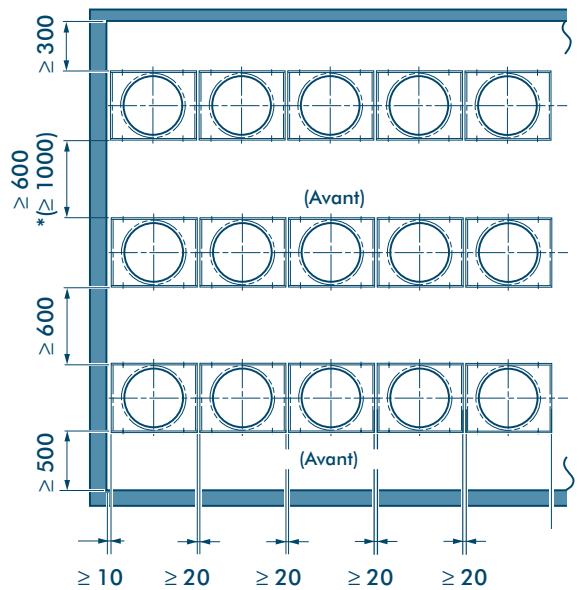 TOSHIBA MM-A0280HX - Lorsque le Mur Extérieur est plus haut que l'Unité Extérieur - 9