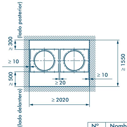 TOSHIBA MM-A0280HX - Diagrams de dimensiones - 1