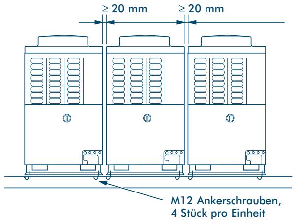 TOSHIBA MM-A0280HX - Installation des Außergrats - 2