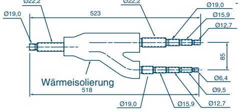 TOSHIBA MM-A0280HX - Y-förmiges Zweigstück - 8