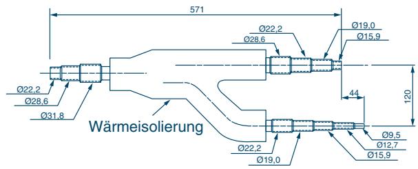 TOSHIBA MM-A0280HX - Y-förmiges Zweigstück - 3