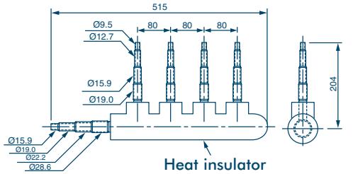 TOSHIBA MM-A0280HX - Branch Header - 1