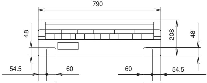 TOSHIBA MMD-AP0181BH - Données dimensionnelles - 2