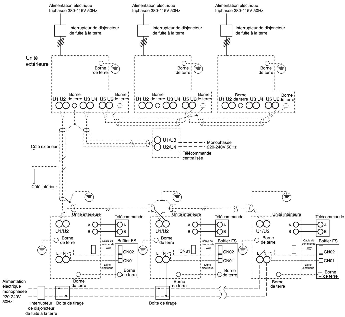 TOSHIBA MMD-AP0181BH - Schéma de câblage - 1