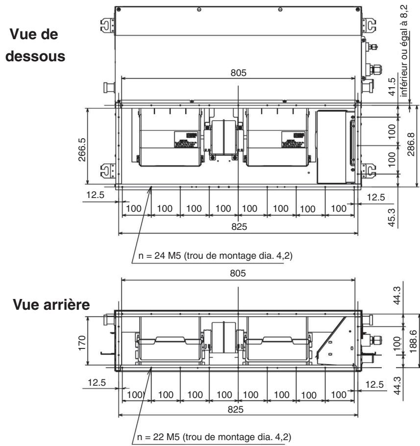 TOSHIBA MMD-AP0181BH - Bride de raccordement de la prise d'air (non fournie) - 1
