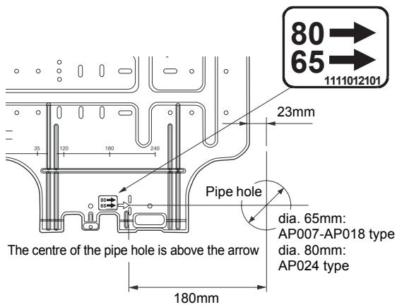 TOSHIBA MMK-AP0153H - Cutting a hole - 1