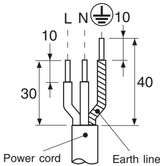 TOSHIBA RAS-16SAVP-E - Stripping length of connecting cable - 3