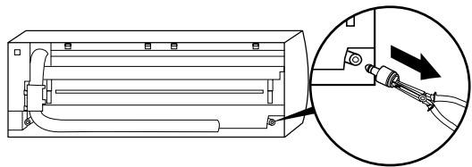 TOSHIBA RAS-16SAVP-E - How to remove the drain cap - 1
