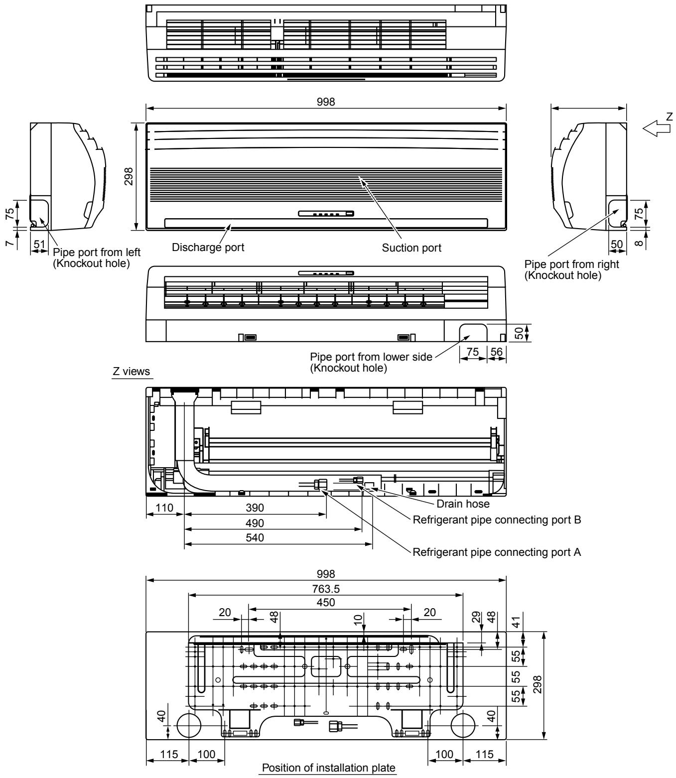 TOSHIBA RAV-SM801KRT-E - RAV-SM561KRT-E/RAV-SM801KRT-E - 1