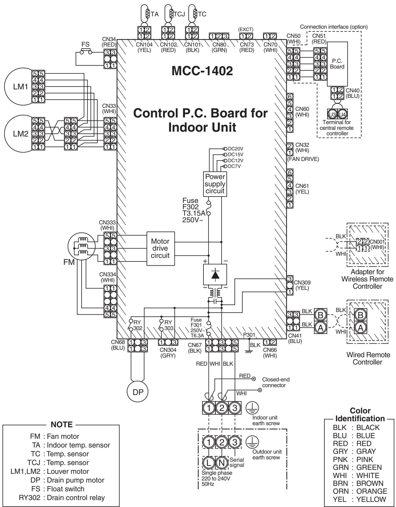 TOSHIBA RAV-SP1402AT-E - 2-1-4. Wiring Diagram - 1