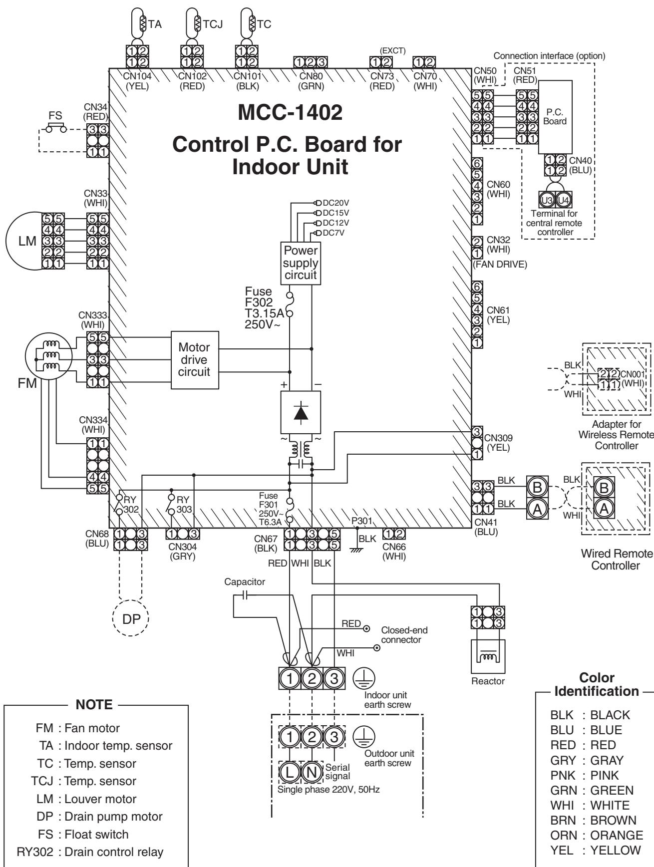 TOSHIBA RAV-SP1402AT-E - 2-3-4. Wiring Diagram - 1