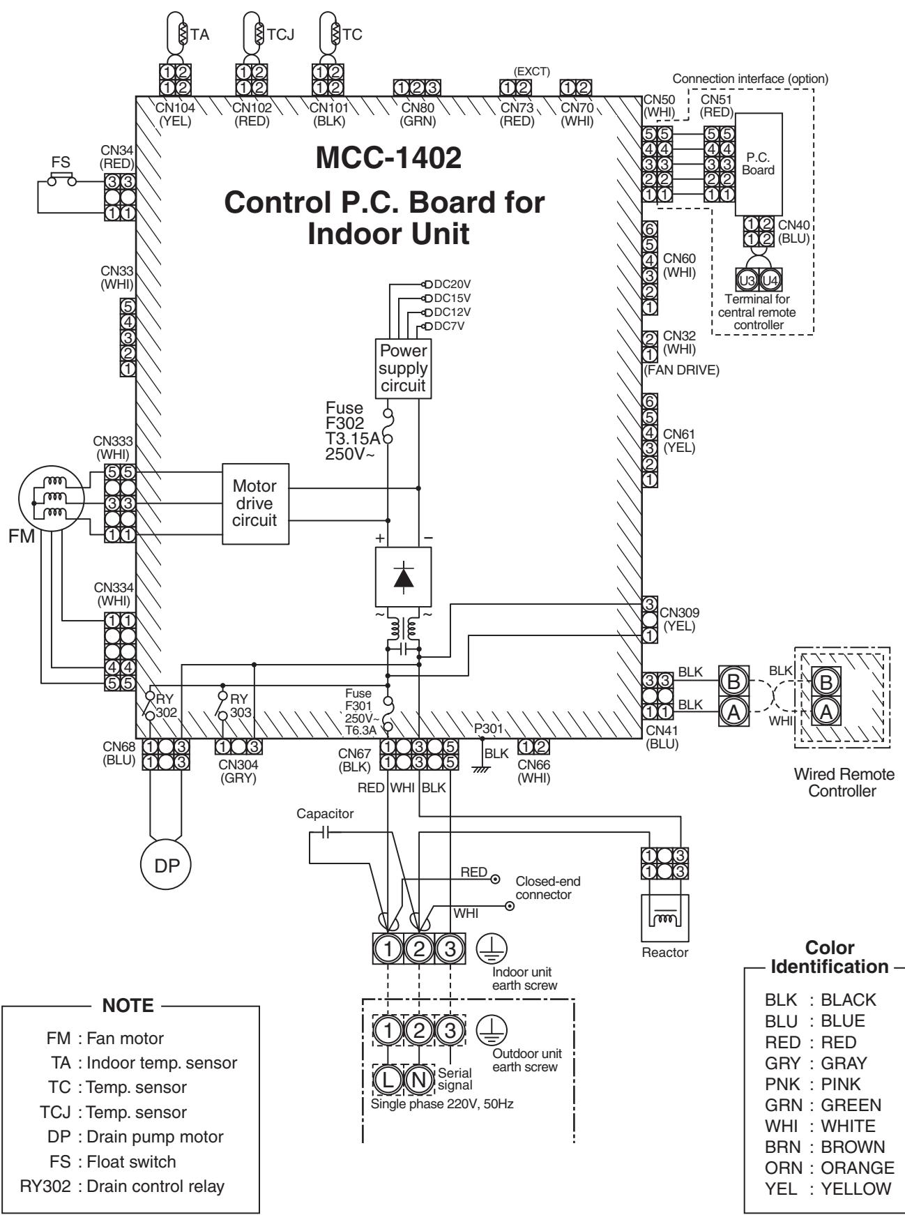 TOSHIBA RAV-SP1402AT-E - 2-2-4. Wiring diagram - 1