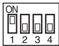 TOSHIBA RAV-SP1604AT8-E - Dip switch setup - 1
