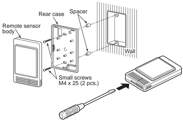 TOSHIBA TCB-SC642TLE2 - How to install the remote sensor - 1