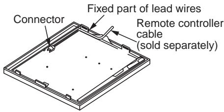 TOSHIBA TCB-SC642TLE2 - How to perform cabling of the remote controller - 2