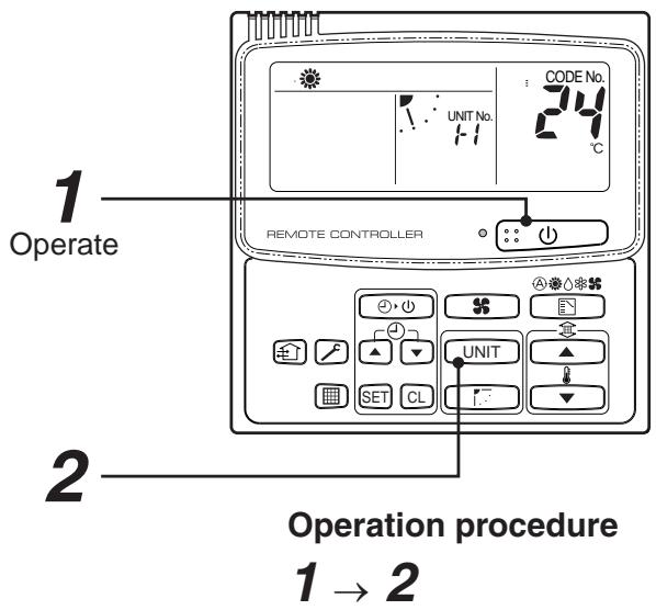 TOSHIBA TCB-SC642TLE2 - When you want to know the indoor address though position of the indoor unit itself can be recognized; - 1