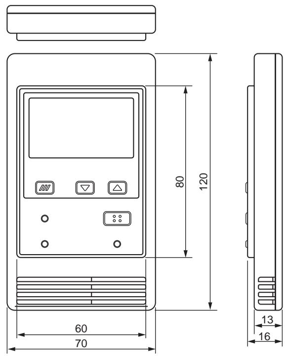 TOSHIBA TCB-SC642TLE2 - Simple remote controller - 1