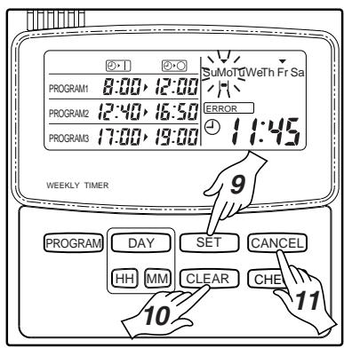 TOSHIBA TCB-SC642TLE2 - How to change the program operation time - 1