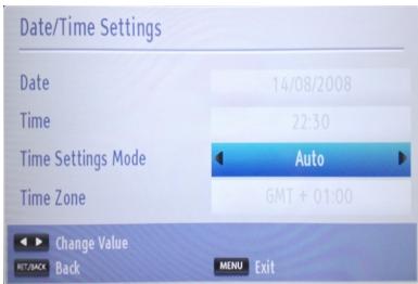 TOSHIBA W1333 - Configuring Date/Time Settings - 1