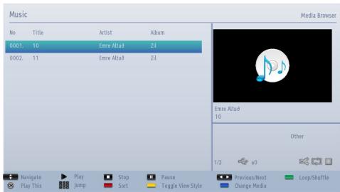 TOSHIBA W1333 - Playing MP3 Files - 1