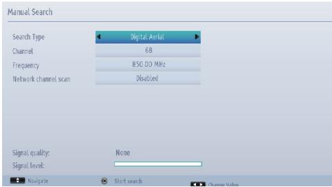 TOSHIBA W1333 - Digital Aerial Manual Search - 1