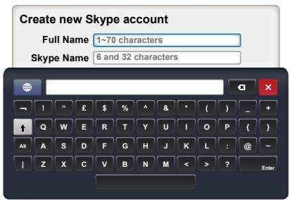 TOSHIBA W4333 - To create a new account: - 3