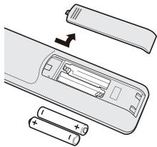 TOSHIBA W4333 - Inserting batteries and effective range - 1