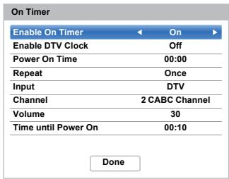 TOSHIBA W4333 - On Timer - 1