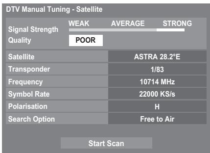 TOSHIBA ZV743 - Manual Tuning for DVB-S - 1