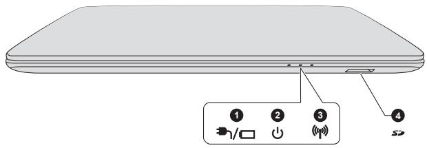 TOSHIBA C70D-A-111 - Front with the display closed - 1