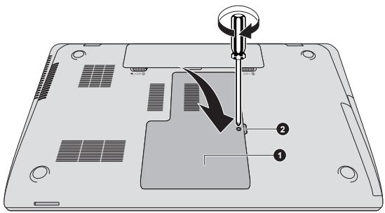 TOSHIBA C70D-A-111 - Slide your fingernail or a thin object under the cover and lift it off. - 5