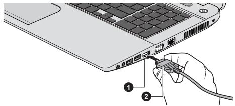 TOSHIBA C70D-A-111 - The HDMI out port - 2
