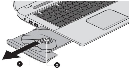 TOSHIBA C70D-A-111 - Using the optical disc drive - 2