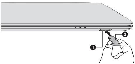 TOSHIBA C70D-A-111 - Inserting memory media - 1