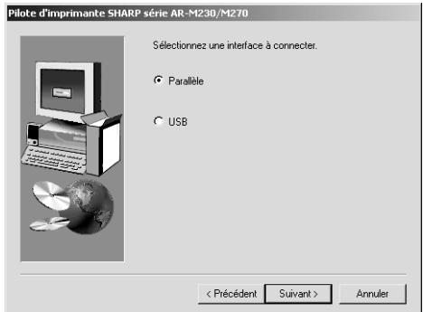 SHARP AR-M277 - Installation sous windows 95/98/me/nt 4.0/2000 (câble parallèle) - 4