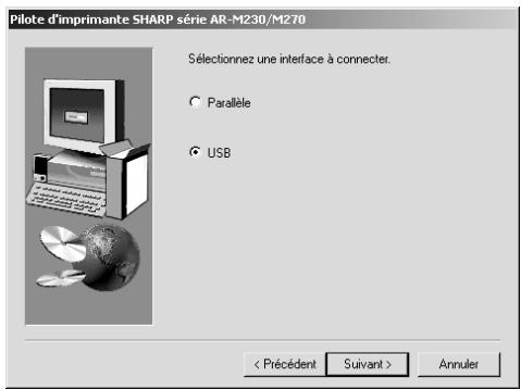 SHARP AR-M277 - Cliquer sur le bouton "suivant - 2