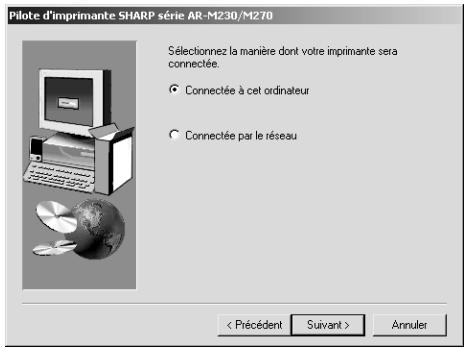 SHARP AR-M277 - Cliquer sur le bouton "suivant - 1