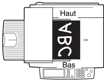 SHARP AR-M451 - Orientations pour le placement des originaux standard - 1