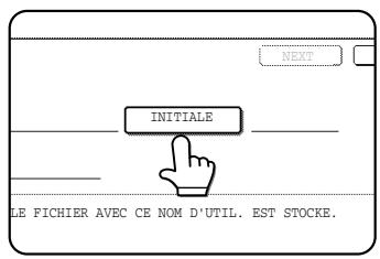 SHARP AR-M451 - Appuyer sur la touche [INITIALE]. - 1