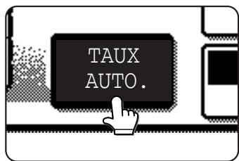 SHARP AR-M451 - Appuyez sur la touche [TAUX AUTO.] - 1
