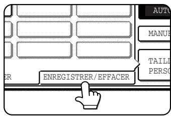 SHARP AR-M451 - Appuyez sur la touche [ENREGISTRER/EFFACER]. - 1