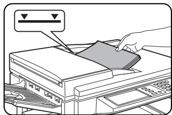 SHARP AR-M451 - PLACEMENT DES ORIGINAUX - 3