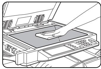 SHARP AR-M451 - Nettoyage de la vitre d'exposition et du chargeur automatique de documents - 1