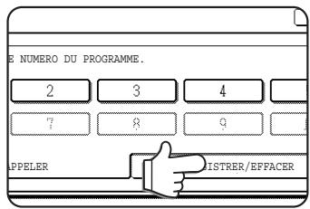 SHARP AR-M451 - Appuyez sur la touche [ENREGISTRER/EFFACER]. - 1