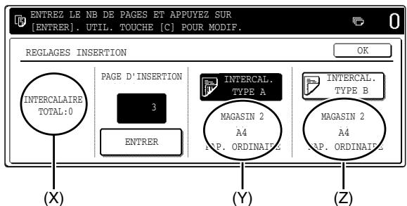 SHARP AR-M451 - ■ Procedure d'insertion d'intercalaires - 8