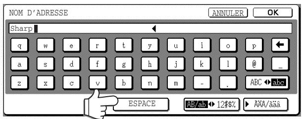 SHARP AR-M451 - Appuyez sur la touche [ESPACE]. - 1