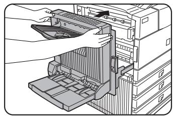 SHARP AR-M451 - Refermez délicatement l'unité recto verso. - 1