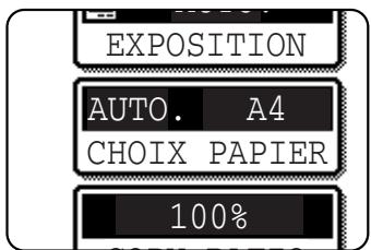 SHARP AR-M451 - Assurez-vous que le format de papier 8-1/ 2'' x 11" (A4) soit selectionné. - 1